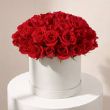 Classic red roses box