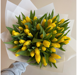 Yellow tulips